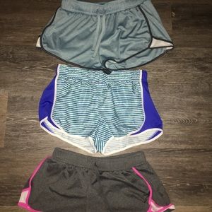 3 athletic shorts